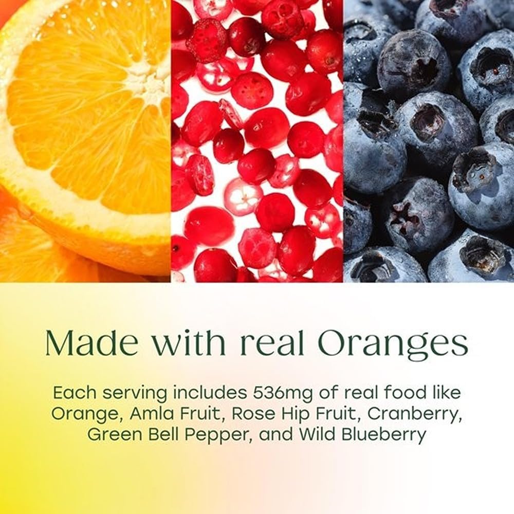 MegaFood Complejo C - Suplemento Vegano de Vitamina C con Alimentos Integrales, 180 Comprimidos