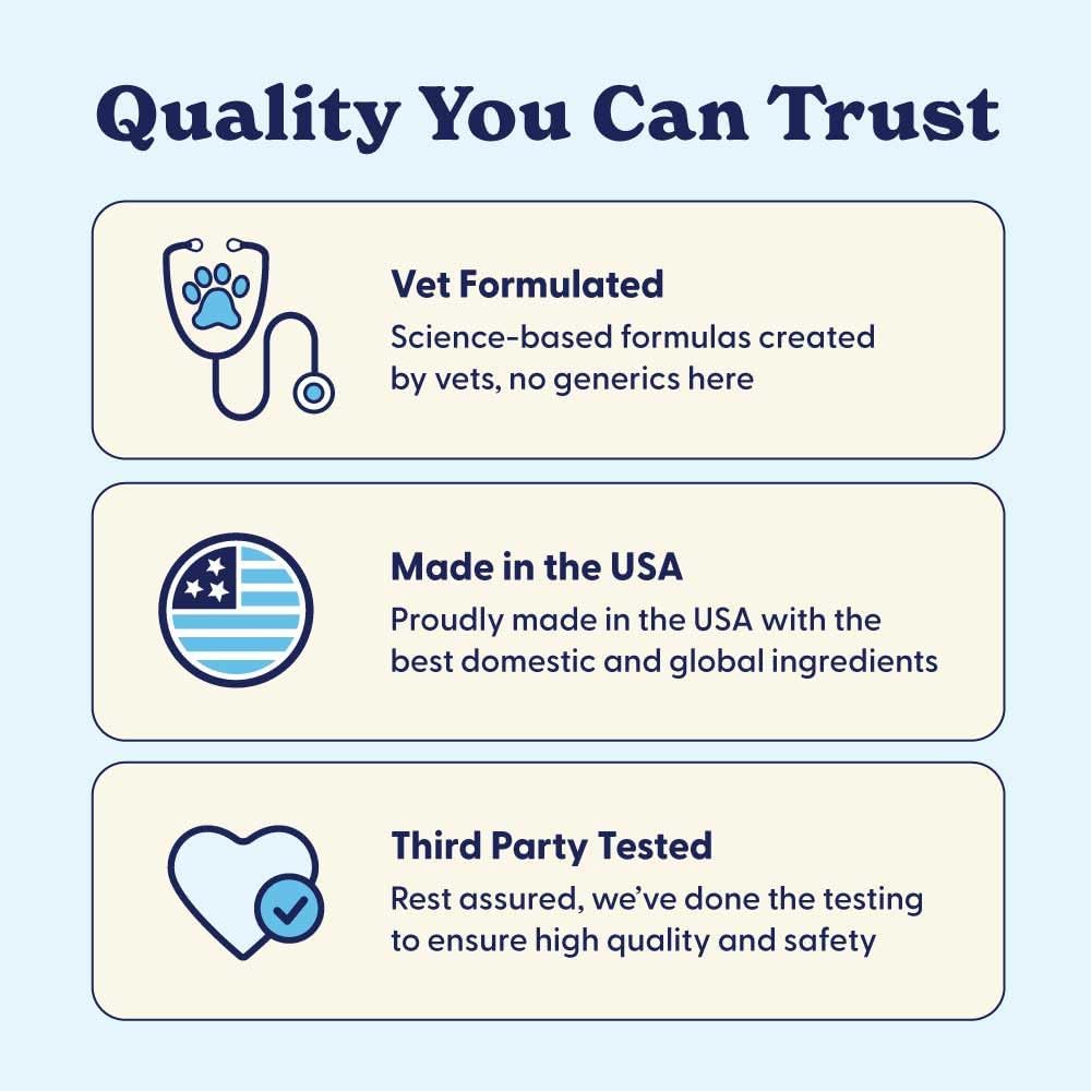 Origin Labs Belly Buddies Probióticos para Perros, 90 Masticables Sabor Bacon