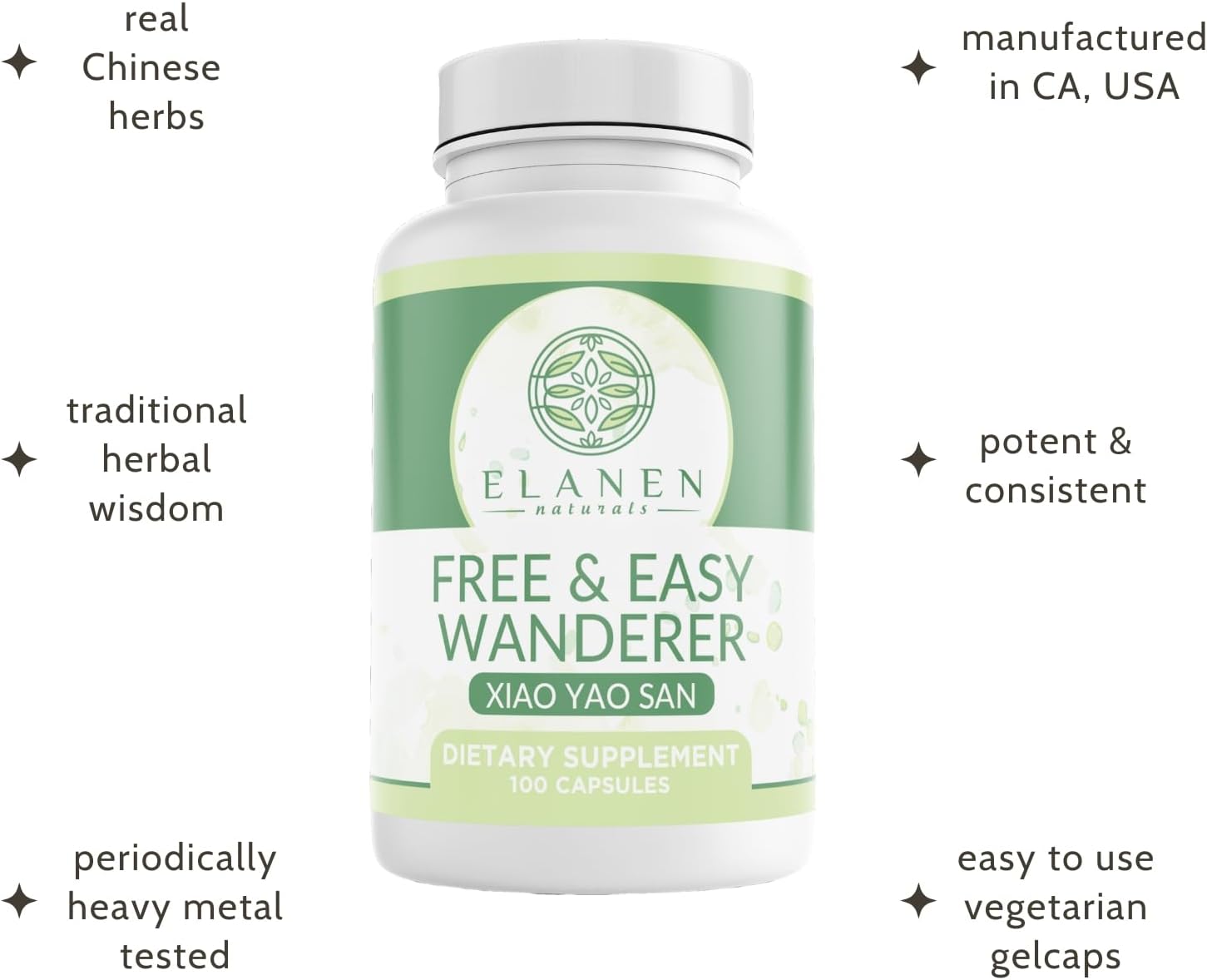 Xiao Yao San (Free and Easy Wanderer) - 100 Cápsulas Vegetarianas