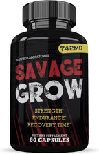 Savage Grow 742MG Fórmula Avanzada para la Salud Masculina - 60 Cápsulas