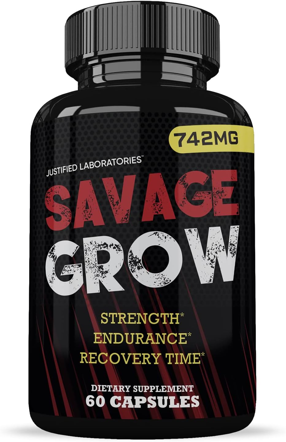 Savage Grow 742MG Fórmula Avanzada para la Salud Masculina - 60 Cápsulas