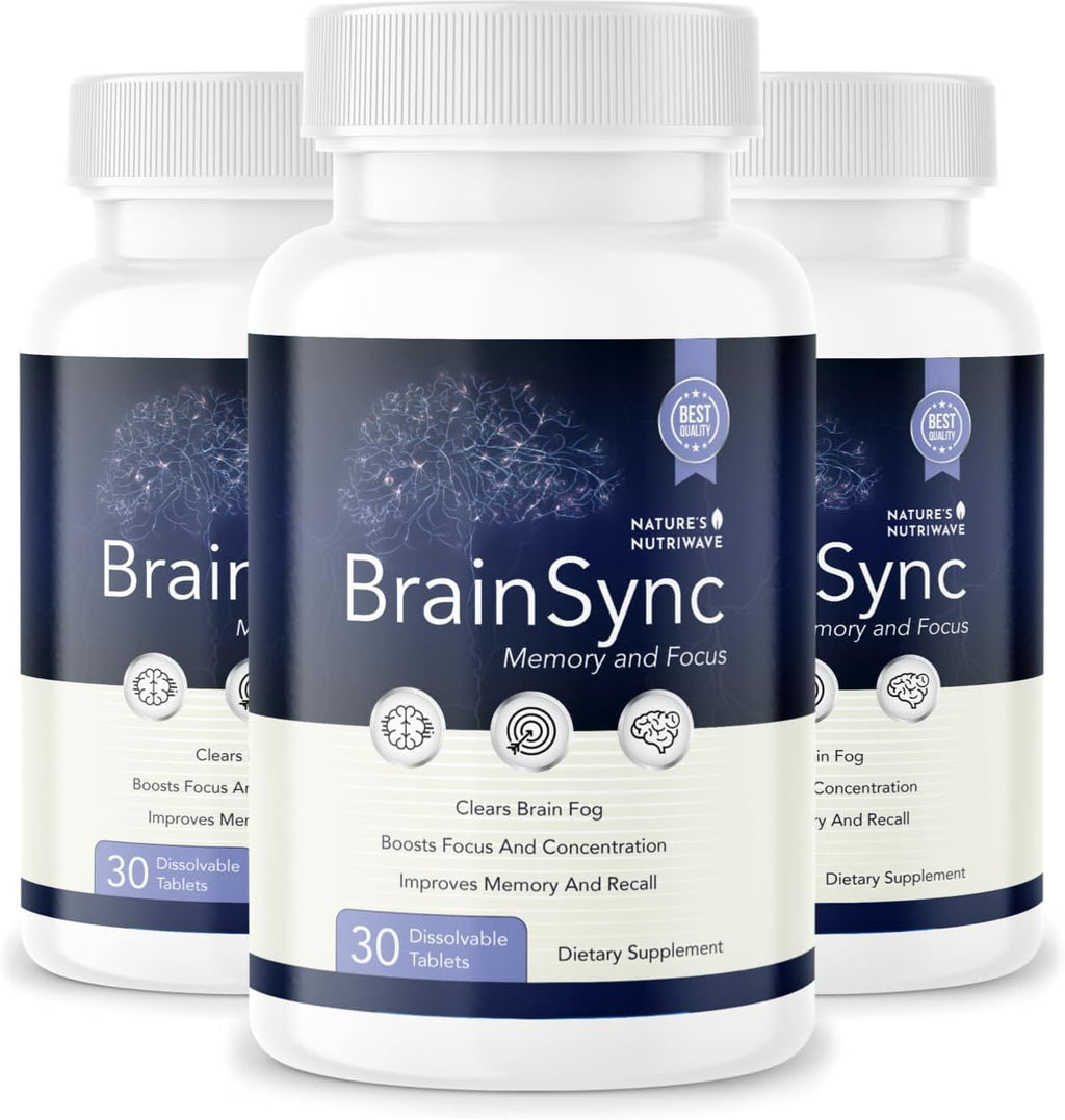 BrainSync – Comprimidos Probióticos, 3.6 Mil Millones de UFC – 30 Comprimidos (Suministro para 1 Mes)