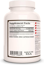 Raíz de Yellow Dock 1000 mg, 60 Cápsulas Veganas - Suplemento Herbal - Remedy's Nutrition
