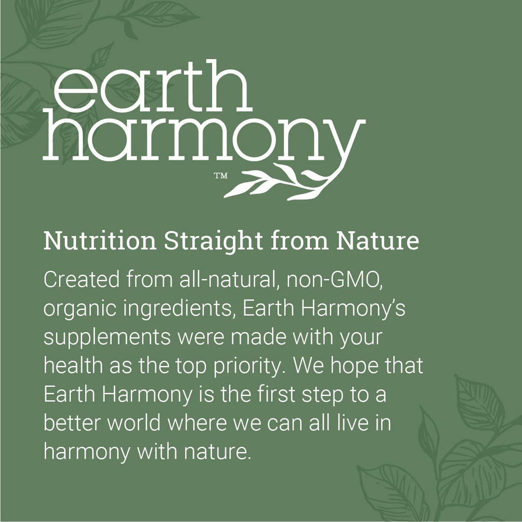 Earth Harmony Naturals Vitamina D3 Vegana 5000 IU - 120 Cápsulas