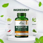 Complexo de Vitaminas B a Base de Plantas con B12 Metilada 1000 mcg - 60 Comprimidos Sublinguales