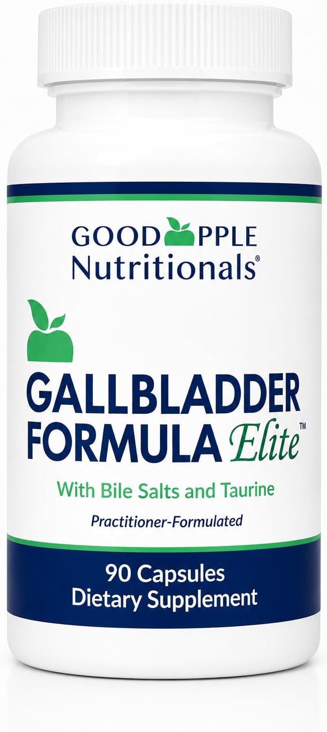 Gallbladder Formula Elite – Sales Biliares, Taurina y Enzimas Digestivas para la Digestión de Grasas – 90 Cápsulas