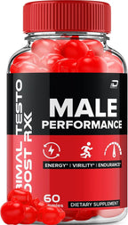 Primal Testo Boost RX ACV Gummies for Men – PrimalTesto Boost RX Male ACV Gummies All-Natural Supplement, Primal TestoBoost RX Gummies Reviews (1 Pack - 60 Gummies)