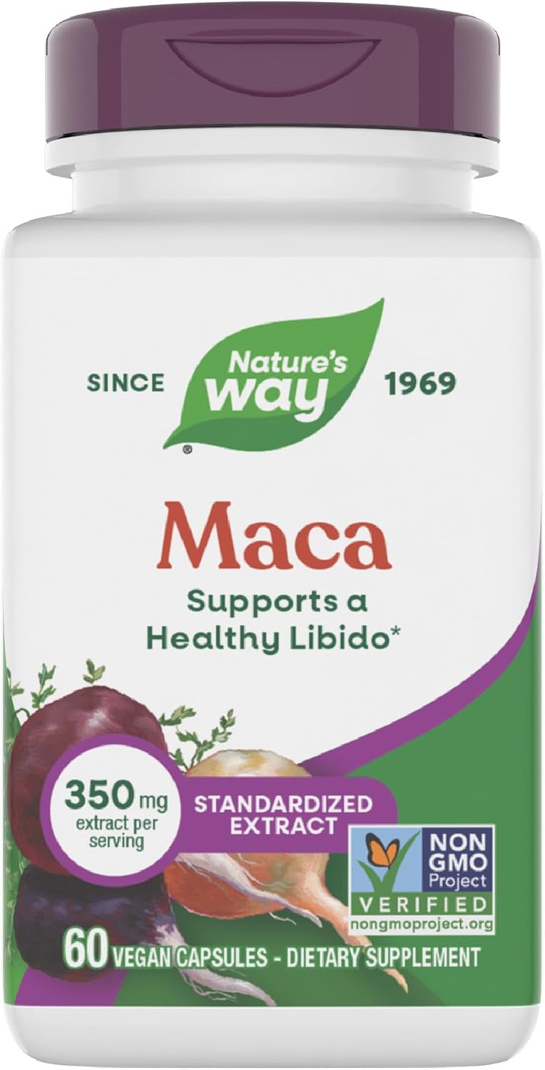 Nature's Way Maca Estandarizada - 60 Cápsulas Veganas