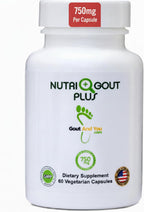 Gout and You NutriGout Plus - Suplemento para el Ácido Úrico - 60 Cápsulas Vegetarianas - 750 mg por Cápsula