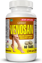 Germa Venosan Complemento Alimenticio - Alivia la Pesadez y Fortalece las Paredes Venosas - 60 Comprimidos