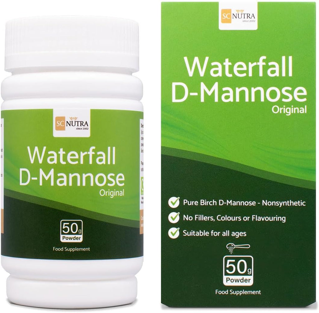 Waterfall D-Mannose Powder - 100% Pure Birch - 50g