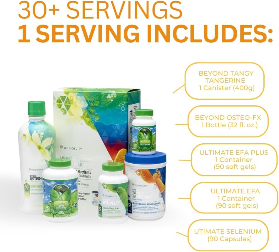 Original Healthy Body Brain and Heart Pak