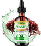 Biduka Gotas de Musgo de Mar con Aceite de Comino Negro, Vitamina C y Zinc