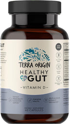 TERRA ORIGIN Healthy Gut con vitamina D 5000 UI | 60 cápsulas | Salud intestinal