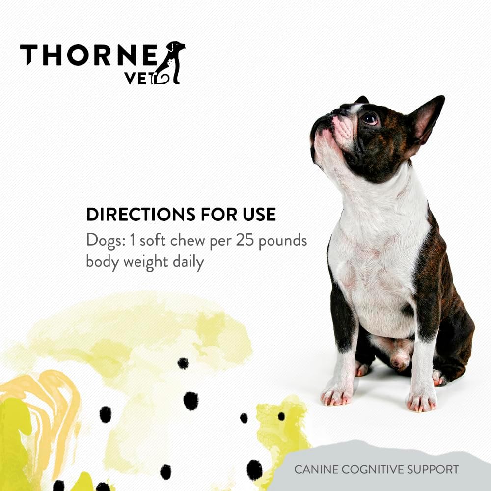 ThorneVet Apoyo Cognitivo Canino en Golosinas Blandas para Perros Mayores - 90 unidades