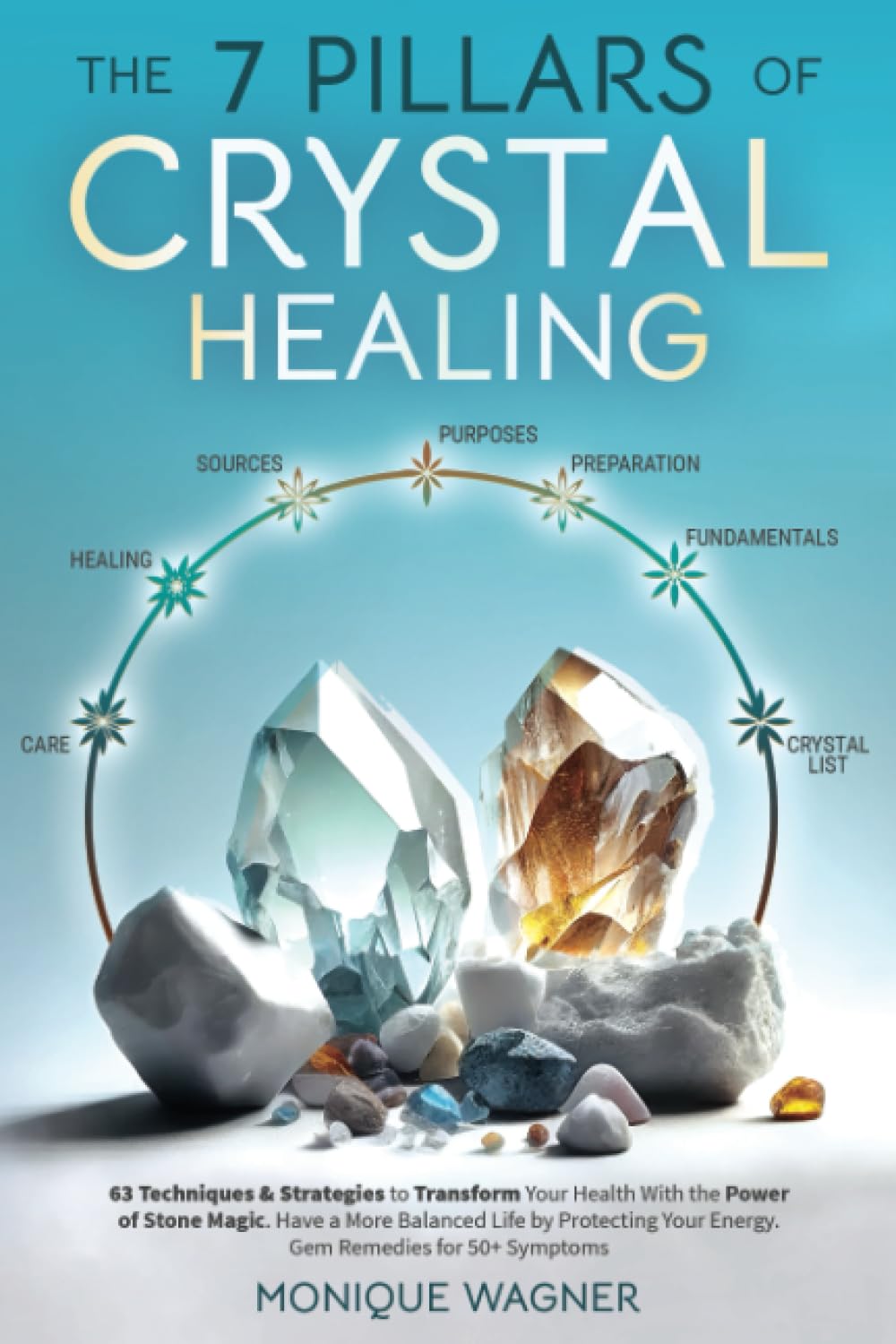 Los 7 Pilares de la Sanación con Cristales: 63 Técnicas y Estrategias para Transformar tu Salud con el Poder de la Magia de las Piedras. Ten una Vida Más Equilibrada Protegiendo tu Energía. Remedios con Gemas para Más de 50 Síntomas