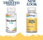 Solaray Tetra Boro 3 mg, 100 comprimidos