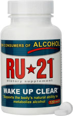 RU-21 - Suplemento para después de beber, 120 comprimidos (60 dosis)