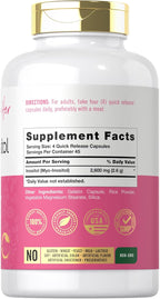 Carlyle Myo-Inositol 2600 mg - 180 Cápsulas - Suplemento para Mujer - No Transgénico, Sin Gluten
