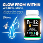 THIS LITTLE HOUSE OF MINE B-12 Vitamin Complex, 2000mcg B-12 con Vitamina C