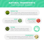 Natural PET Biodent Complemento Nutricional para Perros, Sabor Pollo y Finas Hierbas, 30 Sobres