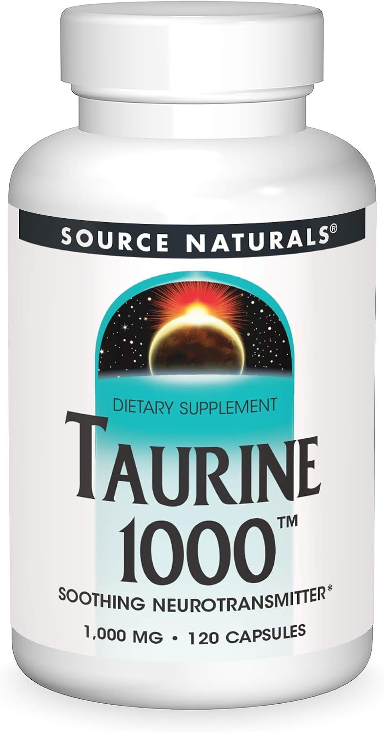 Source Naturals Taurina 1000mg - 120 Cápsulas