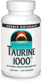 Source Naturals Taurina 1000mg - 120 Cápsulas