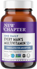 New Chapter Multivitamin for Men 50+ - Once-Daily with Fermented Probiotics, Whole Foods, and Astaxanthin - 24 Tablets