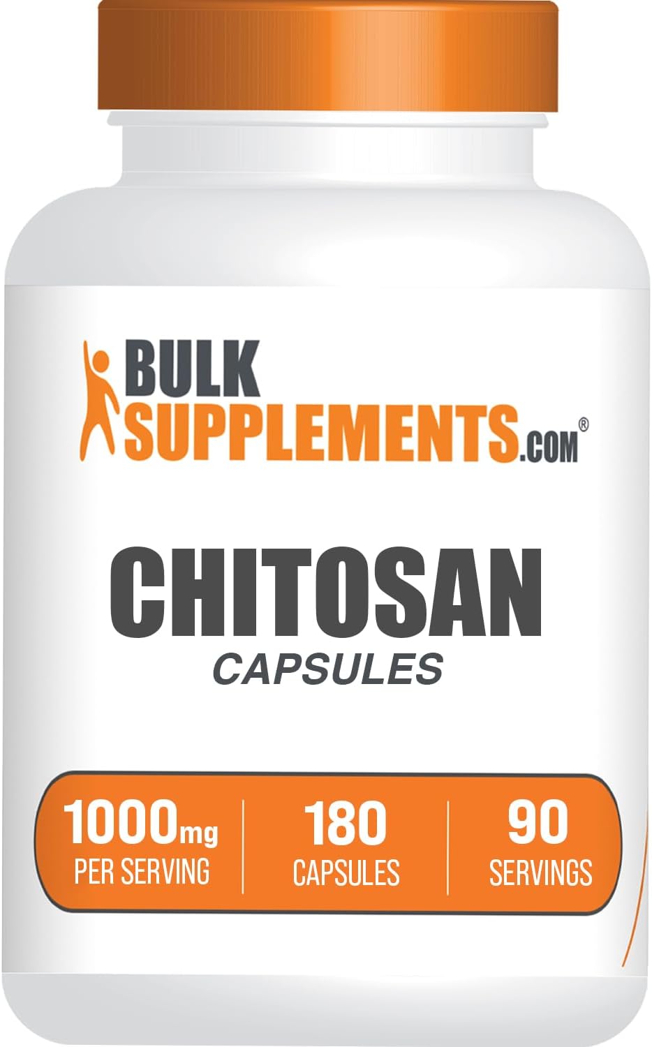Chitosan 1000 mg Cápsulas - 180 Cápsulas (BulkSupplements)