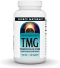 Source Naturals TMG (Trimetilglicina) - 750 mg - 120 Comprimidos Vegetarianos