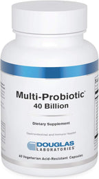Douglas Laboratories Multi-Probiotic 40 Billion - 60 cápsulas vegetarianas resistentes a los ácidos