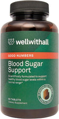 WellWithAll Suplemento para el Metabolismo de la Glucosa y Bienestar con Berberina – 60 Comprimidos