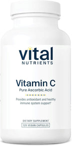 Vital Nutrients Vitamina C 1000 mg - 220 Cápsulas - Ácido Ascórbico Puro