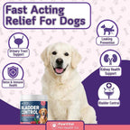 PawVital Suplemento Urinario para Perros con Cranberry y D-Mannose (90 Chews)
