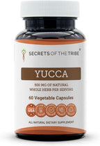 Secrets of the Tribe Yuca 120 Cápsulas – Cápsulas Vegetales con Raíz de Yucca glauca