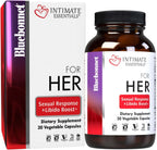Bluebonnet Nutrition Intimate Essentials – Apoyo al Deseo y Respuesta Sexual Femenina, 30 Cápsulas Veganas
