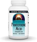 Source Naturals Ácido Pantoténico (Vitamina B5) - 500 mg - 100 Comprimidos