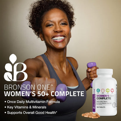 Bronson ONE Daily Women’s 50+ Complete – Función inmunológica: La vitamina C, el zinc y otros nutrientes – Image 3