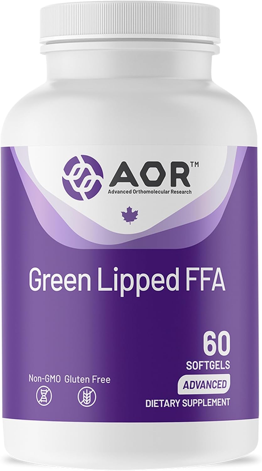 AOR Mejillón de Labio Verde Omega-3 FFA, 60 Cápsulas Blandas