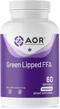 AOR Mejillón de Labio Verde Omega-3 FFA, 60 Cápsulas Blandas