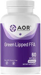 AOR Mejillón de Labio Verde Omega-3 FFA, 60 Cápsulas Blandas