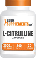 Cápsulas de L-Citrulina - 3000 mg por Dosis, 240 Cápsulas