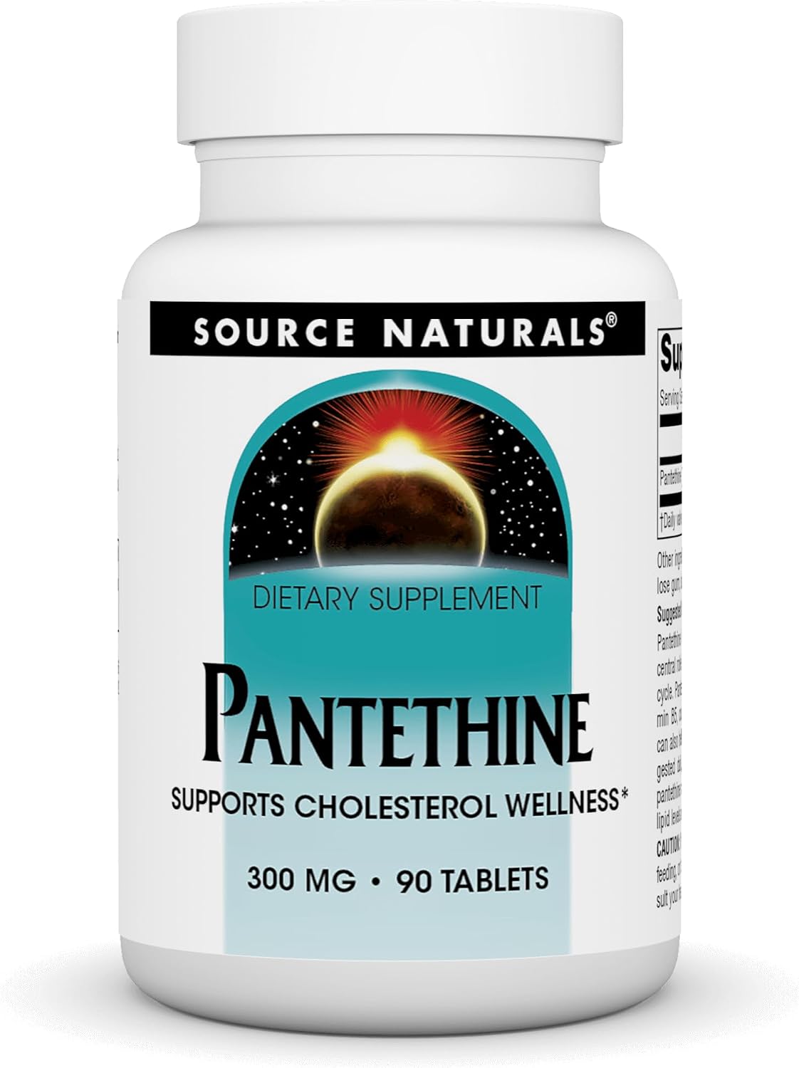 Source Naturals Pantethine 300 mg - 90 Comprimidos