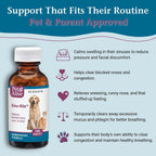 PetAlive Sinu-Rite - Alivio de la Congestión Nasal para Perros y Gatos - 180 comprimidos homeopáticos
