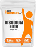Polvo de EDTA Disódico - Aditivo Alimentario, Puro y Sin Gluten - 100 g (3.5 oz)