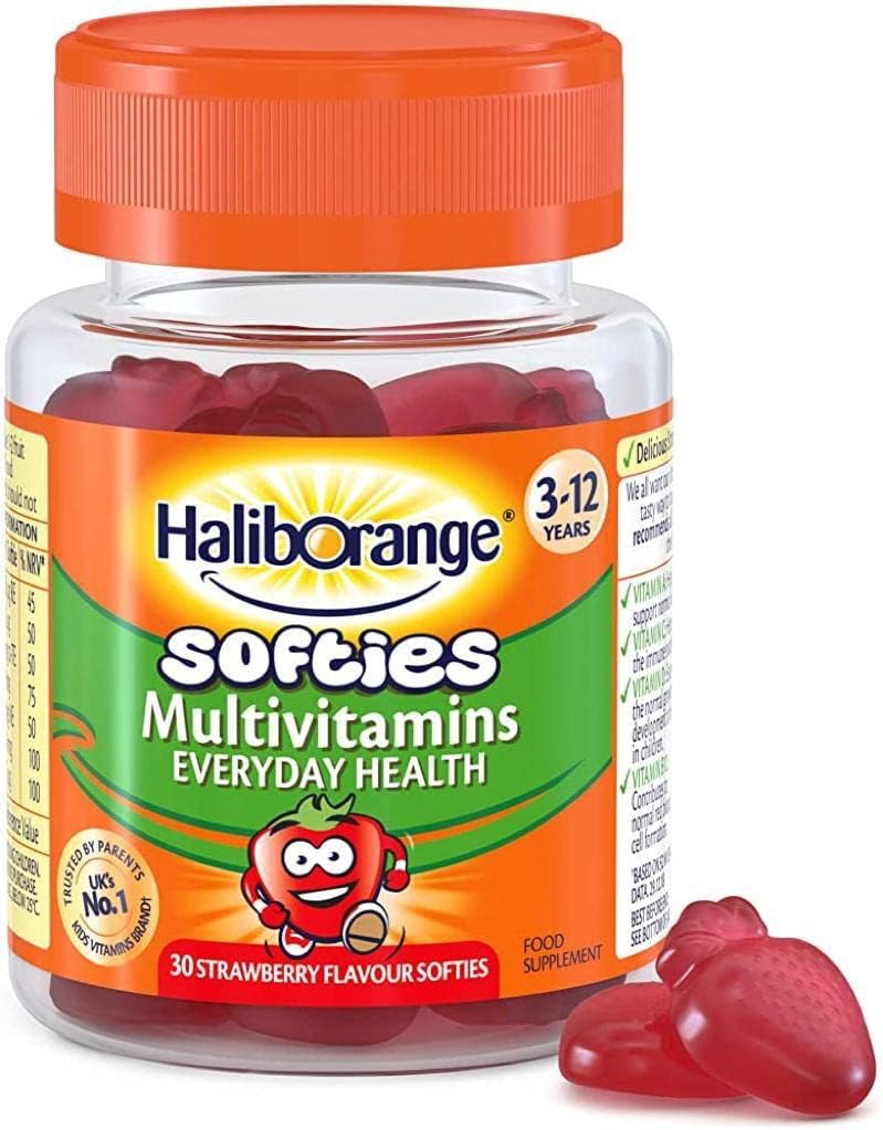 Haliborange Multivitamínico Infantil Fresas Softies 30 unidades