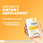 Genexa Gotas de Vitamina D para Bebés - Sabor Vainilla Orgánica - 270 dosis (3 frascos)