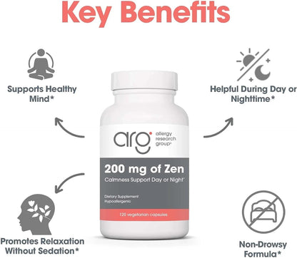 Nutricology ZenMind - 550 mg GABA y 200 mg L-Teanina - Apoyo a la Calma y Relajación - Fórmula no Somnolienta - Cápsulas – Image 6