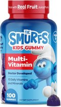 VITABURST Smurfs Multivitaminas en Gominolas para Niños - 15 Vitaminas y Minerales - 100 Gominolas