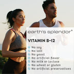 Earth's Splendor B12 1000 mcg, 200 Comprimidos – Apoyo Energético y Nervioso